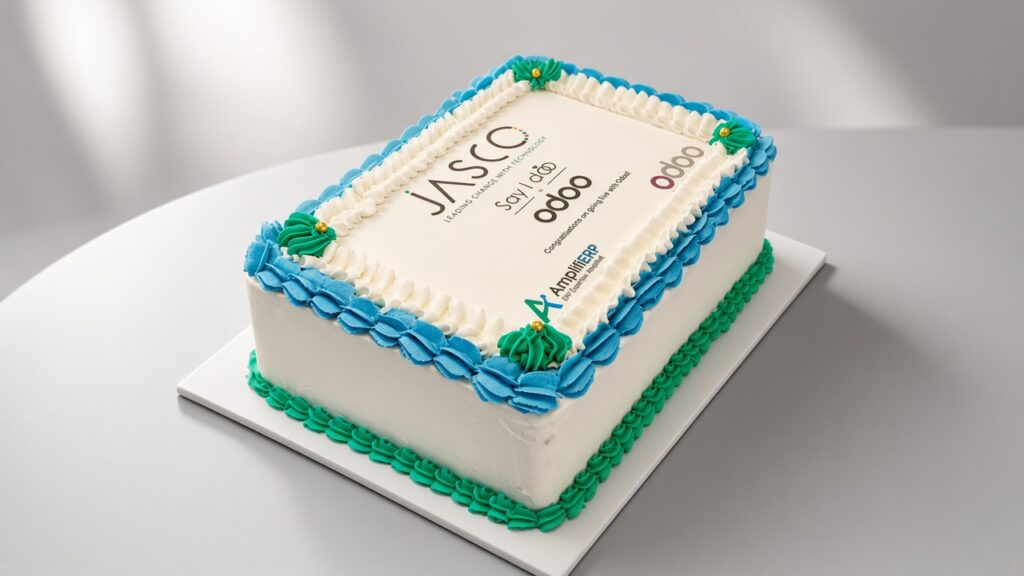 Corporate: branded cupcakes with company logo
