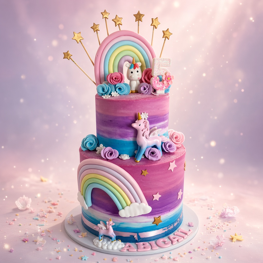 Portal 3: colourful themed birthday cake
